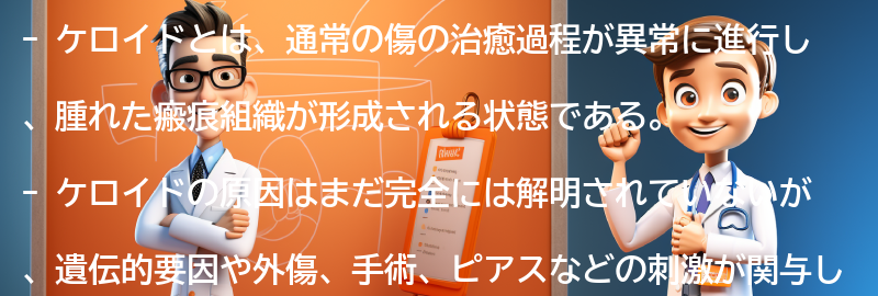 ケロイドに関するよくある質問と回答の要点まとめ