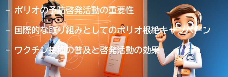 ポリオの予防啓発活動と国際的な取り組みの要点まとめ