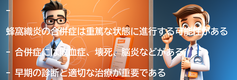 蜂窩織炎の合併症とは？の要点まとめ