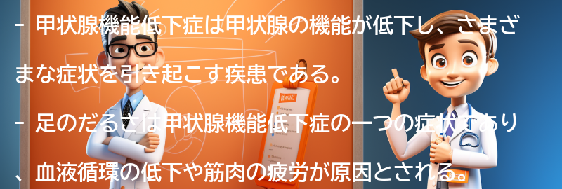 甲状腺機能低下症とは何ですか？の要点まとめ