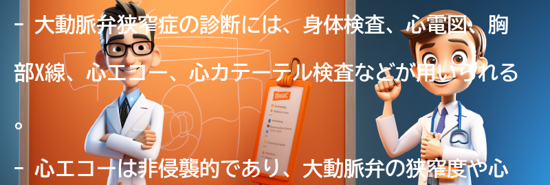 大動脈弁狭窄症の診断方法の要点まとめ