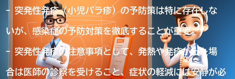 突発性発疹の予防策と注意事項の要点まとめ