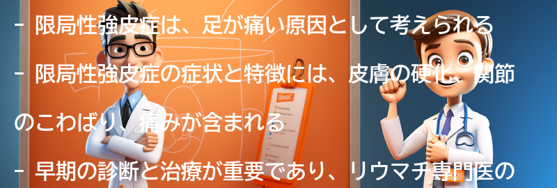 足が痛い原因としての限局性強皮症の症状と特徴の要点まとめ