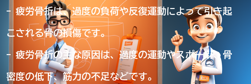 疲労骨折とは何か？の要点まとめ