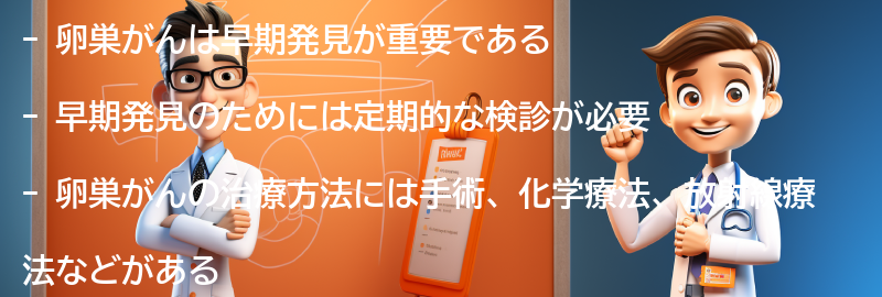 卵巣がんの早期発見と治療の重要性についての要点まとめ