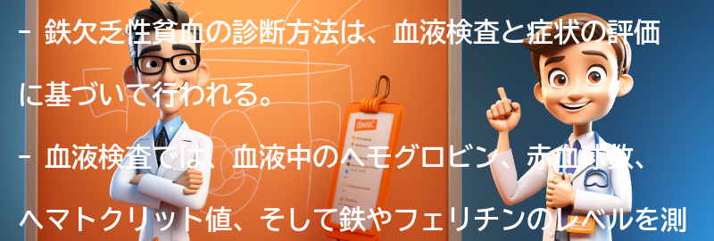 鉄欠乏性貧血の診断方法の要点まとめ