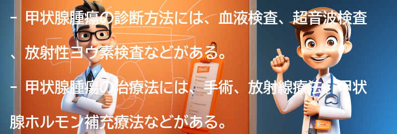 甲状腺腫瘍の診断方法と治療法の要点まとめ