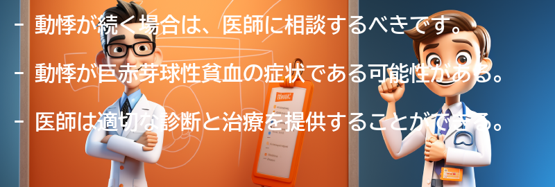 動悸が続く場合には医師に相談するべきですか？の要点まとめ