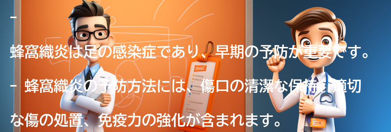 蜂窩織炎の予防方法とは？の要点まとめ