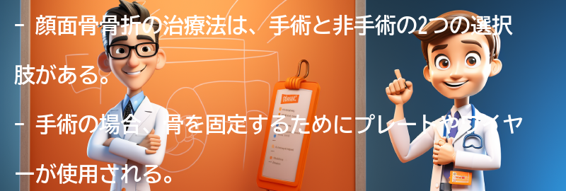 顔面骨骨折の治療法と回復期間の要点まとめ