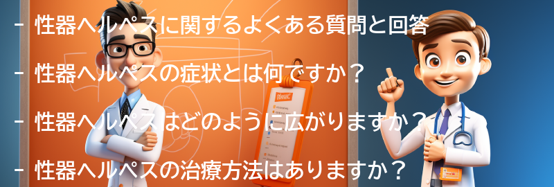 性器ヘルペスに関するよくある質問と回答の要点まとめ