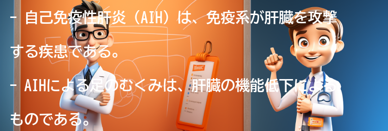 AIHによる足のむくみのメカニズムの要点まとめ