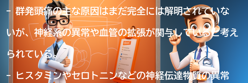 群発頭痛の主な原因とは？の要点まとめ