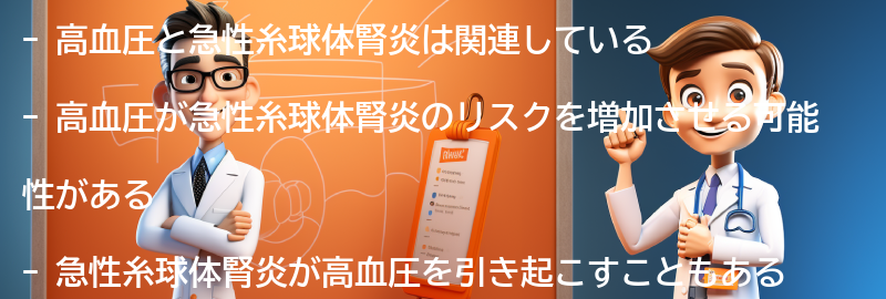 高血圧と急性糸球体腎炎の関係についての要点まとめ