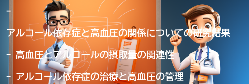 アルコール依存症と高血圧の関係についての研究結果の要点まとめ