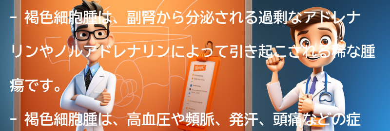 褐色細胞腫と関連する他の健康リスクの要点まとめ