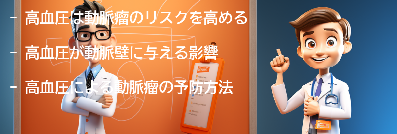 血圧が高いと動脈瘤のリスクが高まる理由の要点まとめ