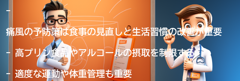 痛風の予防策と生活習慣の改善方法の要点まとめ