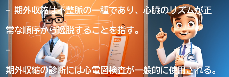 期外収縮の診断方法と治療法の要点まとめ