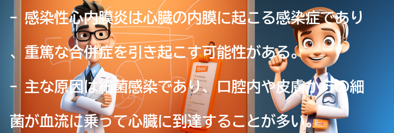 感染性心内膜炎に関するよくある質問と回答の要点まとめ