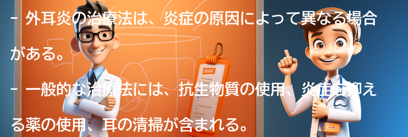 外耳炎の治療法とは？の要点まとめ