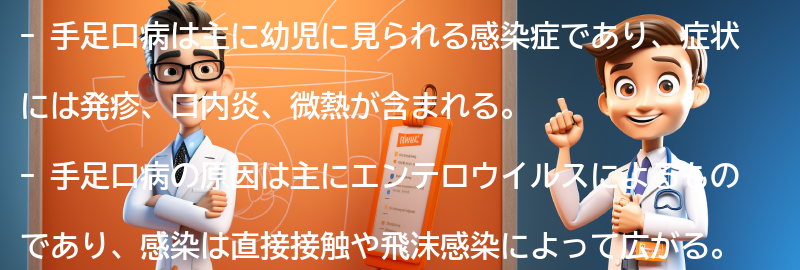 手足口病の対処法の要点まとめ