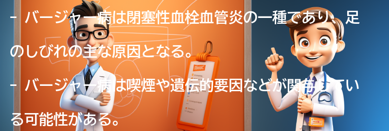 バージャー病と他の疾患との関連性についての要点まとめ