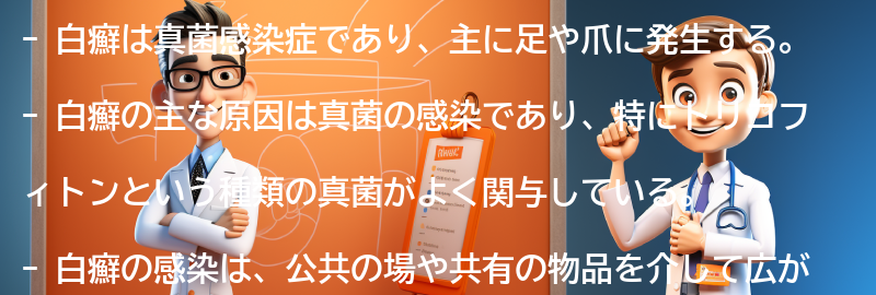 白癬の主な原因とは？の要点まとめ