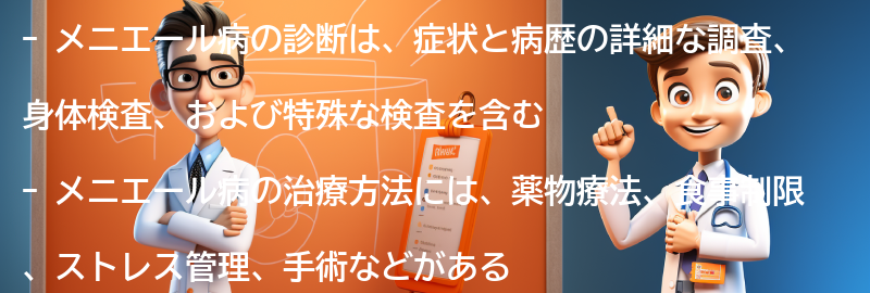 メニエール病の診断と治療方法の要点まとめ