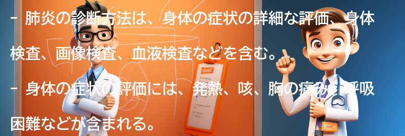 肺炎の診断方法の要点まとめ