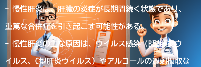 慢性肝炎とは何ですか？の要点まとめ