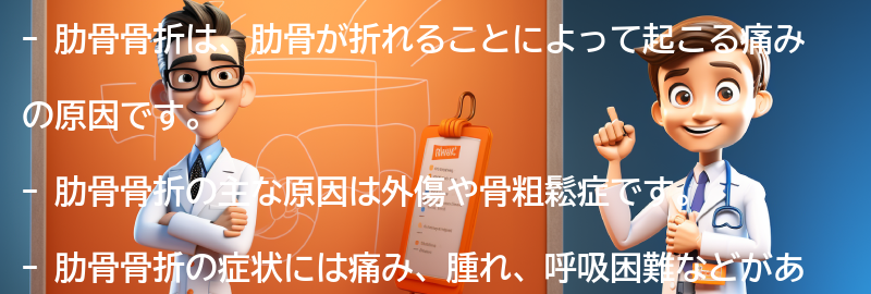 肋骨骨折とは何ですか？の要点まとめ