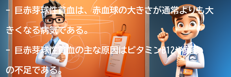 巨赤芽球性貧血とは何ですか？の要点まとめ