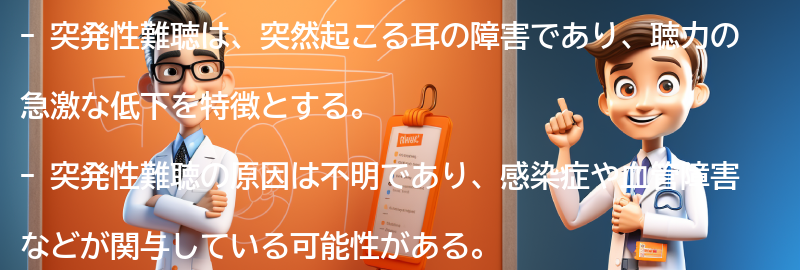 突発性難聴とは何ですか？の要点まとめ