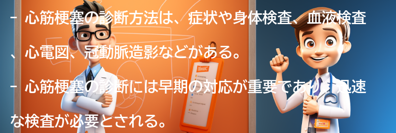 心筋梗塞の診断方法と検査の要点まとめ