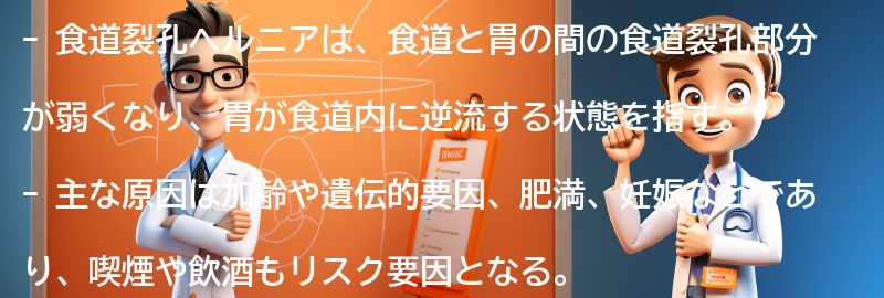 食道裂孔ヘルニアとはの要点まとめ