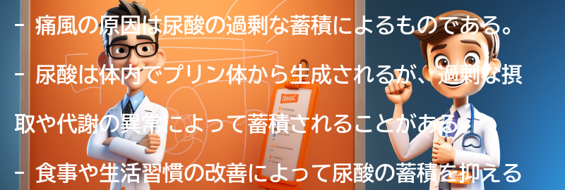 痛風の原因とは？の要点まとめ