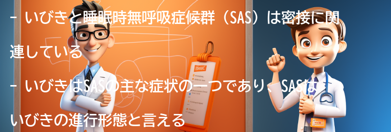 いびきと睡眠時無呼吸症候群の関係性の要点まとめ