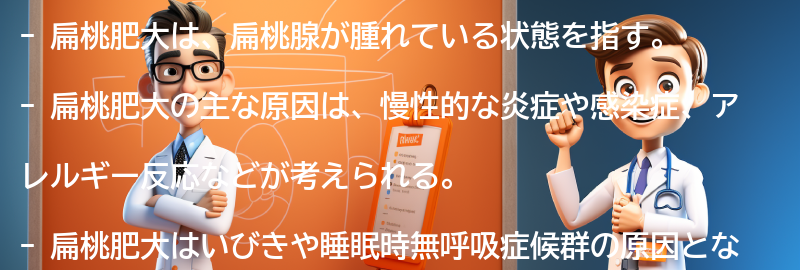 扁桃肥大とは何ですか？の要点まとめ