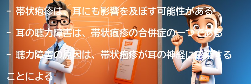 帯状疱疹が耳に及ぼす影響の要点まとめ