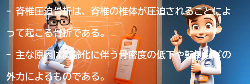 脊椎圧迫骨折の主な原因とリスク要因の要点まとめ