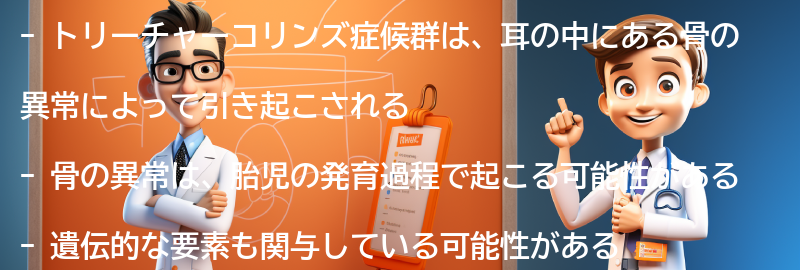 トリーチャーコリンズ症候群の原因は何ですか？の要点まとめ