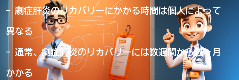 劇症肝炎のリカバリーにかかる時間はどれくらいですか？の要点まとめ