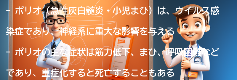 ポリオについて知っておくべきことと啓発活動の重要性の要点まとめ