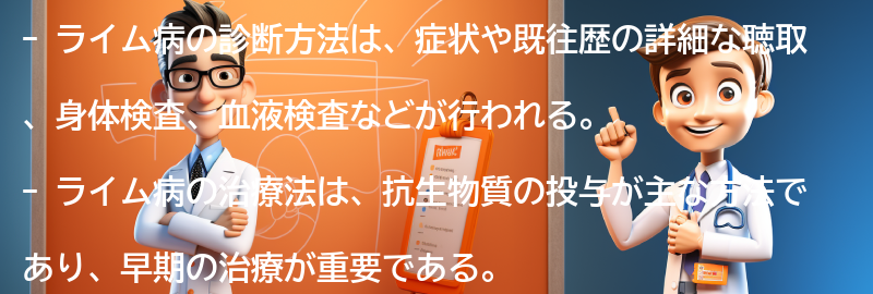 ライム病の診断方法と治療法の要点まとめ