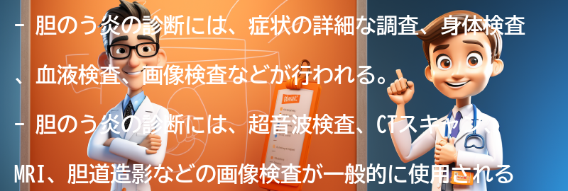 胆のう炎の診断方法とは？の要点まとめ