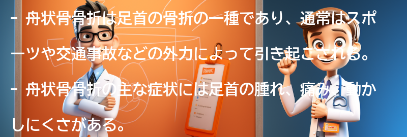 舟状骨骨折とは何ですか？の要点まとめ