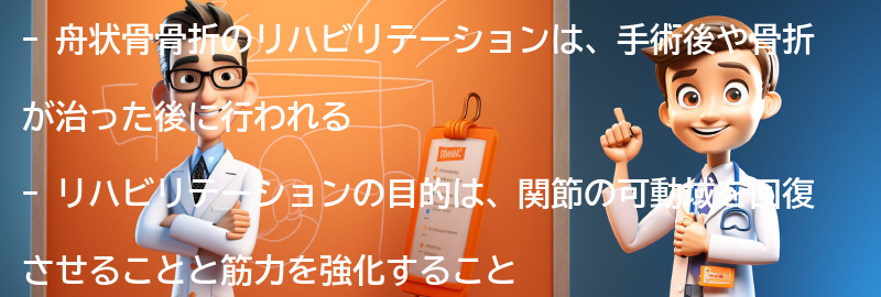 舟状骨骨折のリハビリテーションの要点まとめ