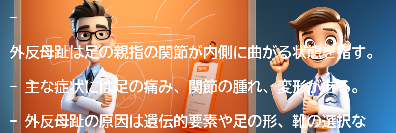 外反母趾とは何ですか？の要点まとめ