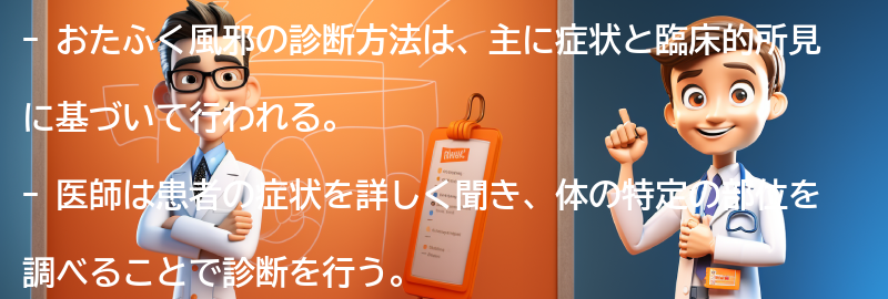 おたふく風邪の診断方法の要点まとめ